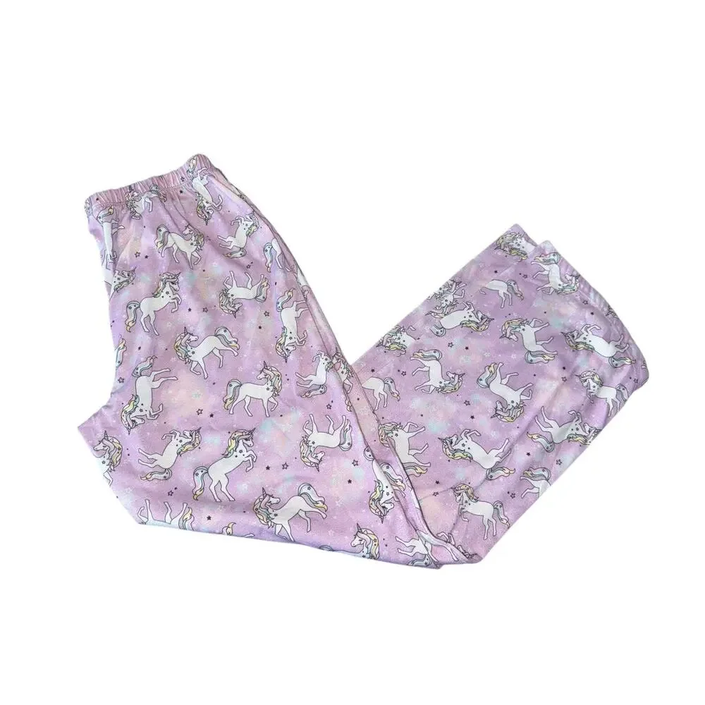 Justice Girls 14/16 Unicorn Pajama Set Sparkle Like A‎ Unicorn 2 Piece Whimsical
